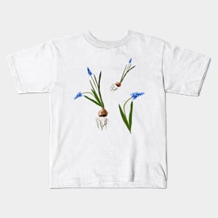 Muscari flowers Kids T-Shirt